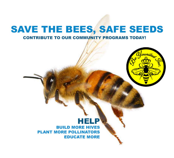 save the bees free flower seeds Contribute $5 to Save the Bees and Safe Seeds – Mother's Finest Urban Farm